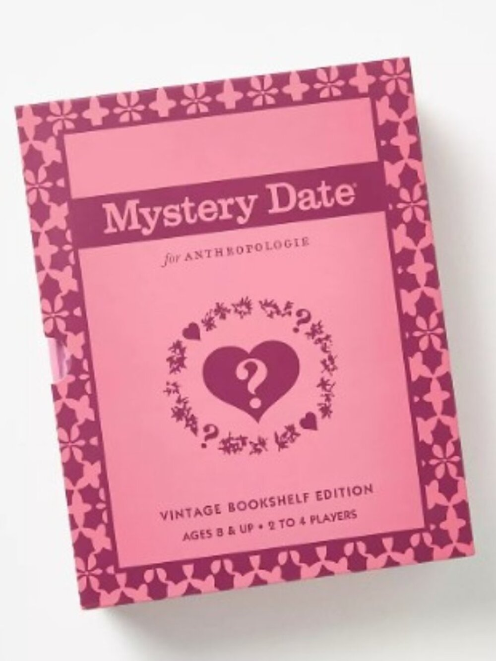 Anthropologie Vintage Bookshelf Edition Mystery Date Game - New
